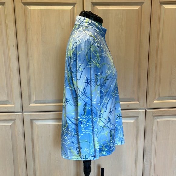 SAN SOLEIL UPF 50 MOCK NECK - Picture 2 of 8